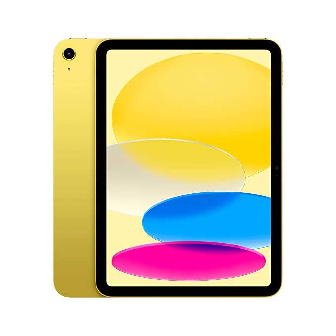 Apple iPad 10th Generation, Yellow, 64GB, Unlocked