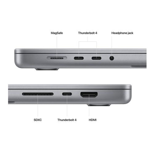 Side Ports, Apple MacBook Pro M2 Pro, 14.2 inch, 512GB, Space Gray