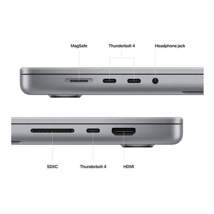 Side Ports, Apple MacBook Pro M2 Pro, 14.2 inch, 512GB, Space Gray