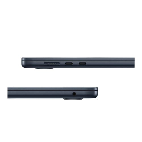 Side Ports, Apple MacBook Air M2, 15.3 inch, Midnight, 256 GB,