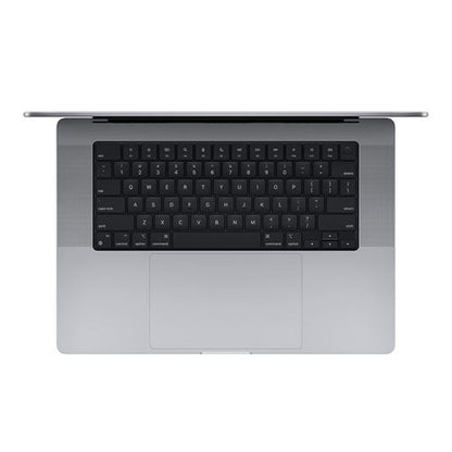 Top Keyboard Angle, Apple MacBook Pro M1 Max, 16.2 inch, 512 GB, Space Gray