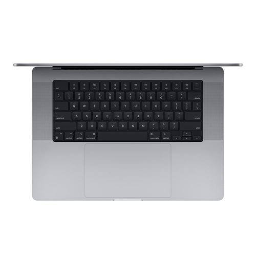 Top Keyboard Angle, Apple MacBook Pro M1 Pro Chip, 16.2 inch, 512 GB, Space Gray