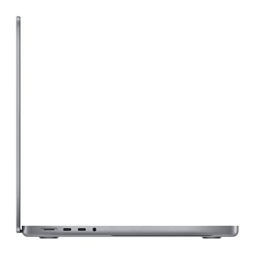 Side Angle with ports, Apple MacBook Pro M1 Pro Chip, 14.2 inch, 512GB, Silver