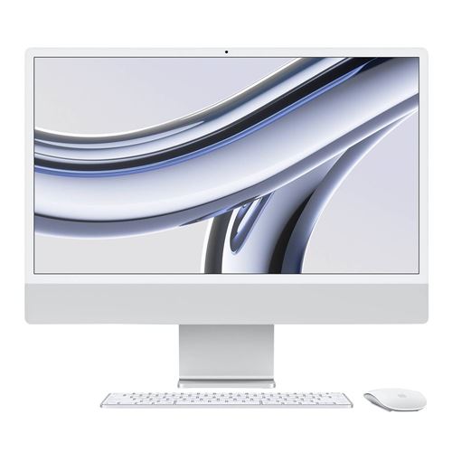 Apple iMac 24-inch (M3) All-in-One Desktop , Silver , 512GB SSD