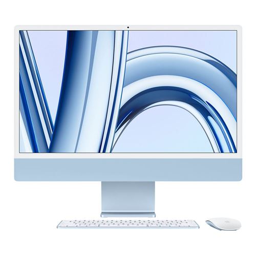 Apple iMac 24-inch (M3) All-in-One Desktop , Blue , 512GB SSD