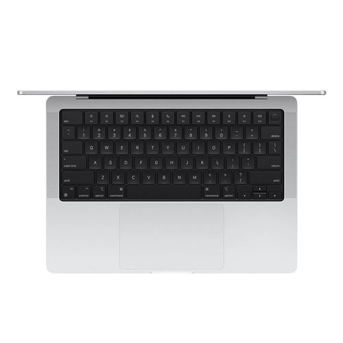 Top Keyboard Angle, Apple MacBook Pro M3 Chip, 14.2 inch, 512GB, Silver