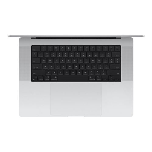 Top Keyboard Angle, Apple MacBook Pro M3 Pro Chip, 16.2 inch, 512GB, Silver