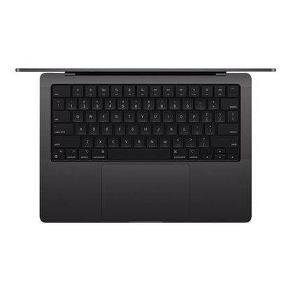 Top Keyboard Angle, Apple MacBook Pro M3 Pro Chip, 14.2 inch, 512GB, Space Black