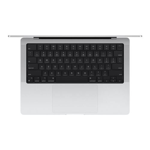 Top Keyboard Angle, Apple MacBook Pro M3 Pro Chip, 14.2 inch, 512GB, Silver