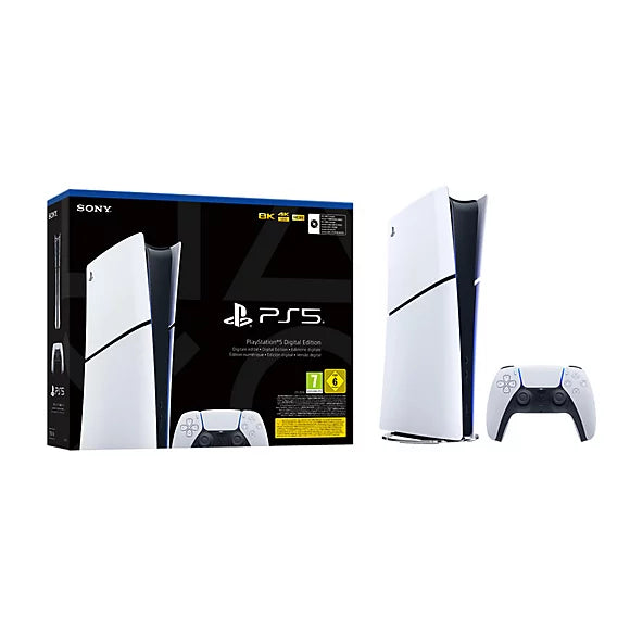 With Box , PlayStation 5 Digital Edition (Slim)